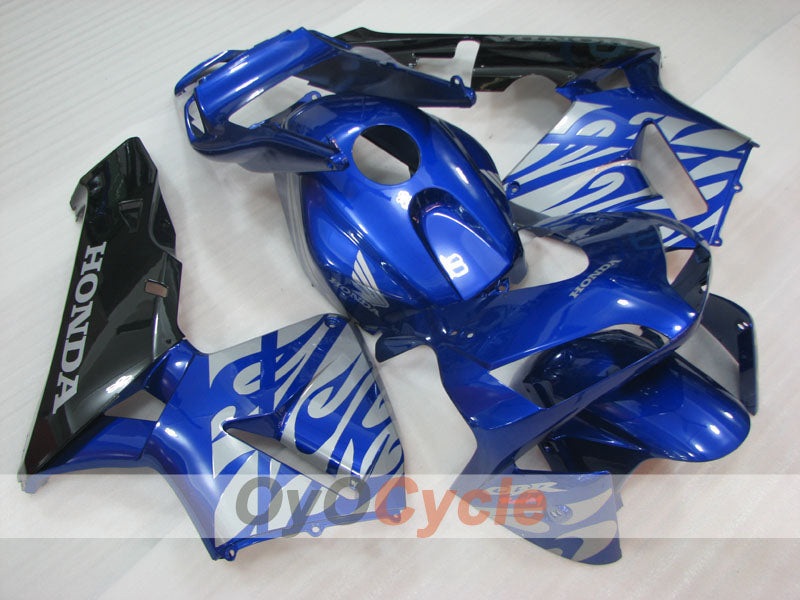 Injection Fairing kit for 03-04 CBR600RR - Blue, Black - Factory Style #OYO87904890 Main image