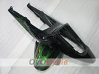 Injection Fairing kit for 03-04 CBR600RR - Green, Black - Flame #OYO87904899