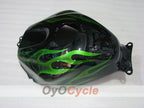 Injection Fairing kit for 03-04 CBR600RR - Green, Black - Flame #OYO87904899