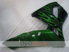 Injection Fairing kit for 03-04 CBR600RR - Green, Black - Flame #OYO87904899