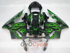Injection Fairing kit for 03-04 CBR600RR - Green, Black - Flame #OYO87904899