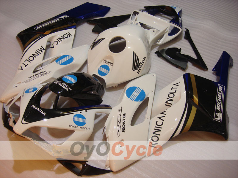 Injection Fairing kit for 04-05 CBR1000RR - White, Black - Konica Minolta #OYO87904943 Secondary image