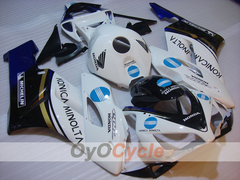 Injection Fairing kit for 04-05 CBR1000RR - White, Black - Konica Minolta #OYO87904943 Main image
