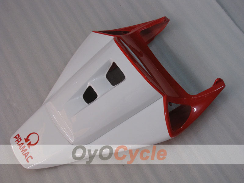 Injection Fairing kit for 06-07 CBR1000RR - Red, White - PRAMAC #OYO87904972