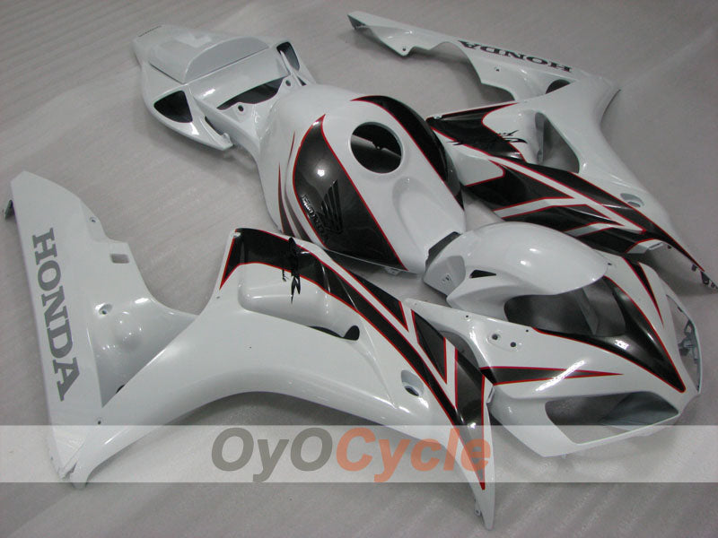 Injection Fairing kit for 06-07 CBR1000RR - White, Black - Factory Style #OYO87904973 Main image