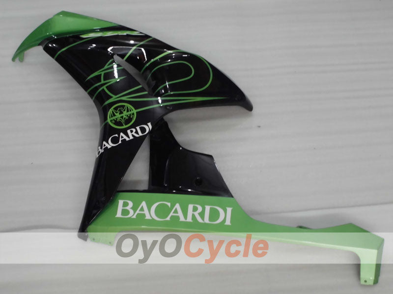 Injection Fairing kit for 06-07 CBR1000RR - Green, Black - BACARDI #OYO87904974