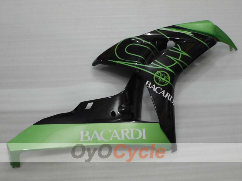 Injection Fairing kit for 06-07 CBR1000RR - Green, Black - BACARDI #OYO87904974