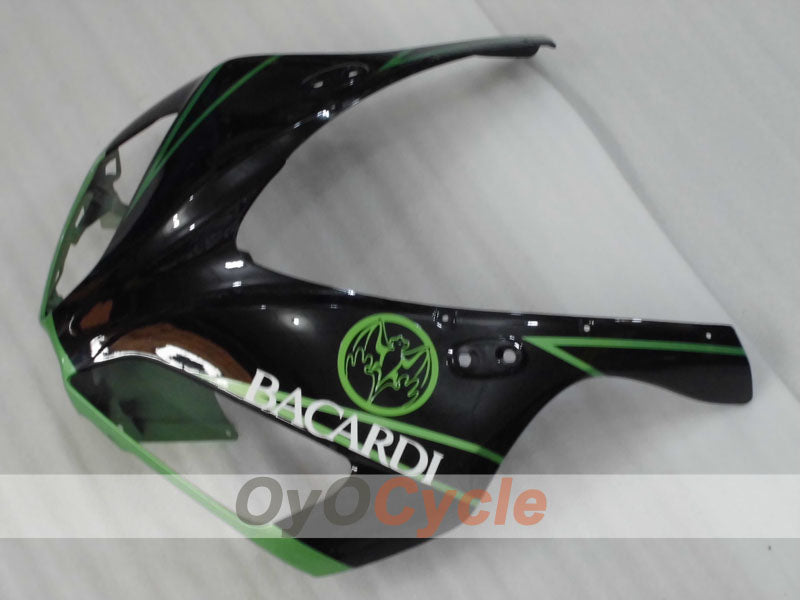 Injection Fairing kit for 06-07 CBR1000RR - Green, Black - BACARDI #OYO87904974