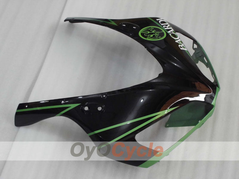Injection Fairing kit for 06-07 CBR1000RR - Green, Black - BACARDI #OYO87904974