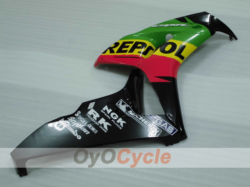Injection Fairing kit for 06-07 CBR1000RR - Green, Black - Repsol #OYO87904976