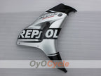 Injection Fairing kit for 06-07 CBR1000RR - Black, Silver - Repsol #OYO87904977