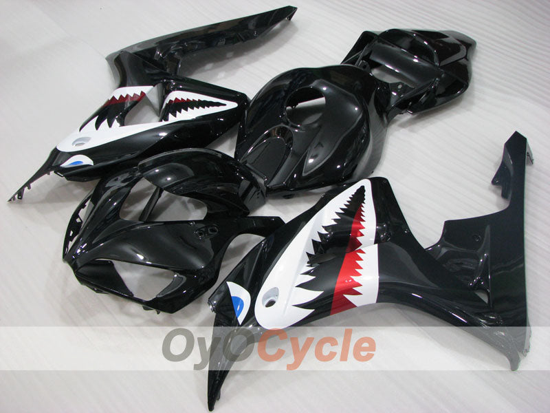 Injection Fairing kit for 06-07 CBR1000RR - Black - Shark #OYO87904979
