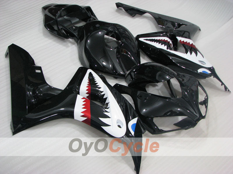 Injection Fairing kit for 06-07 CBR1000RR - Black - Shark #OYO87904979 Main image