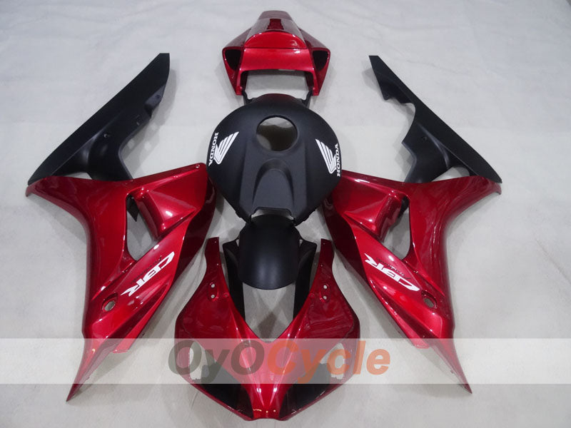 Injection Fairing kit for 06-07 CBR1000RR - Red Wine Color, Black - Factory Style #OYO87904980 Secondary image