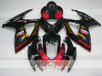 Injection Fairing kit for 06-07 GSX R600 - Red, Black - Factory Style #OYO87905302