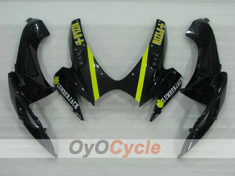 Injection Fairing kit for 06-07 GSX R750 - Yellow, Black - Rizla+ #OYO87905340