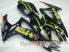 Injection Fairing kit for 06-07 GSX R600 - Yellow, Black - Rizla+ #OYO87905303
