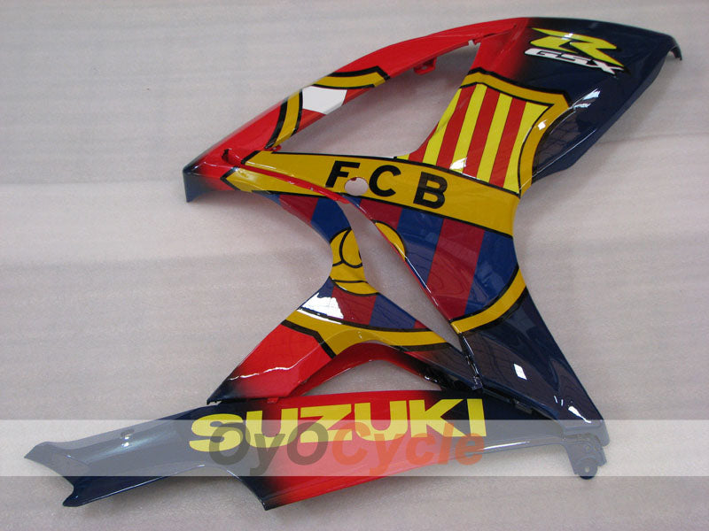 Injection Fairing kit for 06-07 GSX R600 - Red, Blue - FCB #OYO87905305