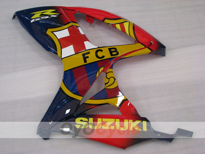 Injection Fairing kit for 06-07 GSX R750 - Red, Black - FCB #OYO87905342