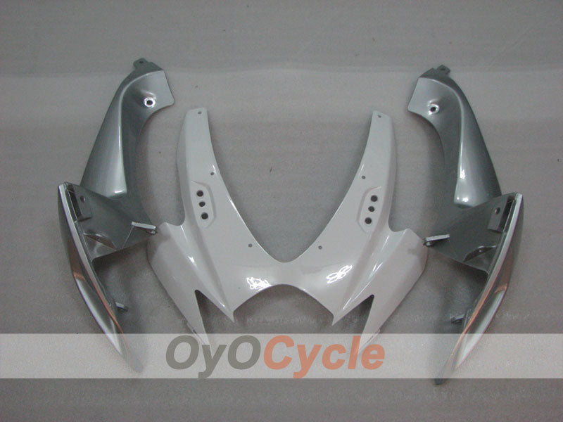 Injection Fairing kit for 06-07 GSX R750 - White, Silver - Factory Style #OYO87905345
