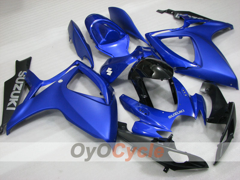 Injection Fairing kit for 06-07 GSX R600 - Blue, Black - Factory Style #OYO87905309 Main image