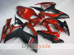 Injection Fairing kit for 06-07 GSX R600 - Red, Black - Factory Style #OYO87905310