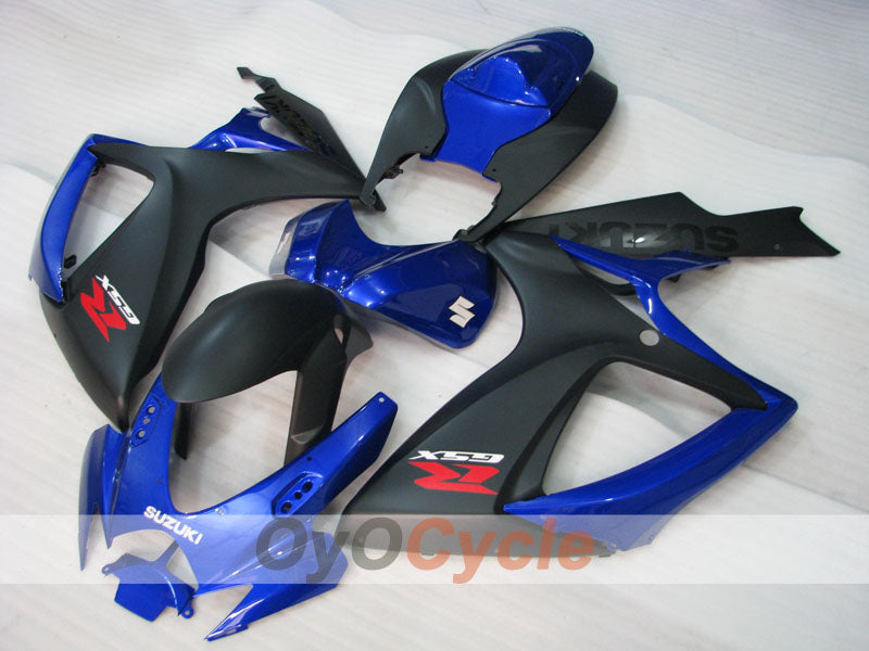 Injection Fairing kit for 06-07 GSX R600 - Blue, Black - Factory Style #OYO87905311 Main image