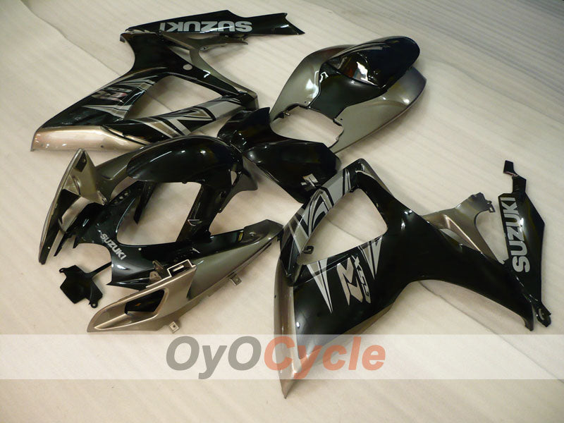 Injection Fairing kit for 06-07 GSX R600 - Black, Grey - Factory Style #OYO87905313