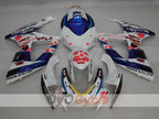 Injection Fairing kit for 06-07 GSX R750 - Blue, White - MOTUL #OYO87905352
