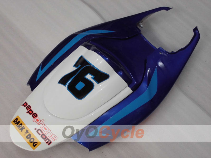 Injection Fairing kit for 06-07 GSX R750 - Blue, White - MOTUL #OYO87905352