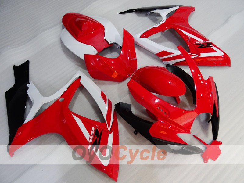 Injection Fairing kit for 06-07 GSX R600 - Red, White, Black - Factory Style #OYO87905327 Secondary image