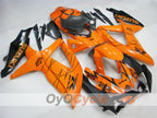 Injection Fairing kit for 08-10 GSX R750 - Orange, Black - MOTUL #OYO87905419