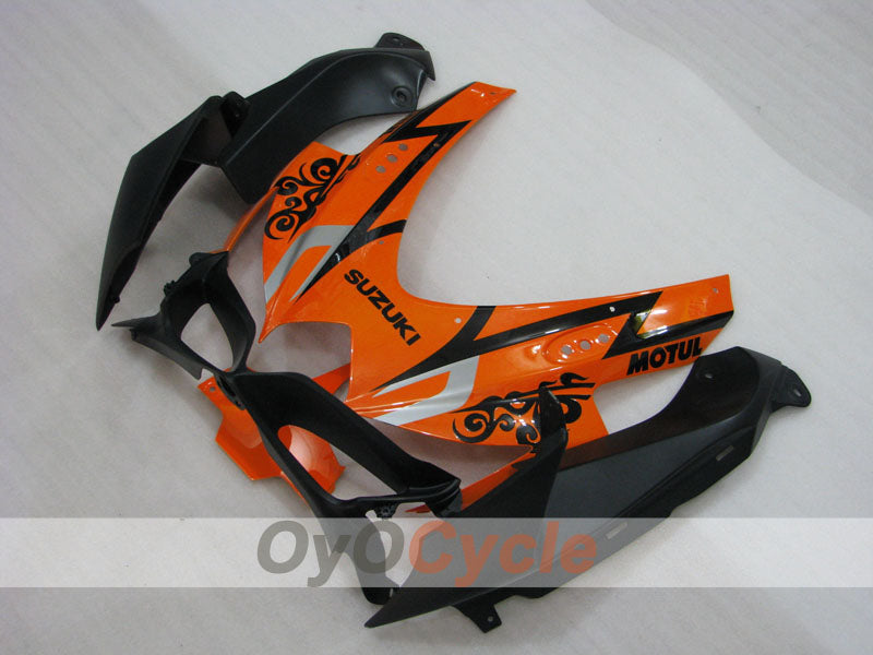 Injection Fairing kit for 08-10 GSX R750 - Orange, Black - MOTUL #OYO87905419