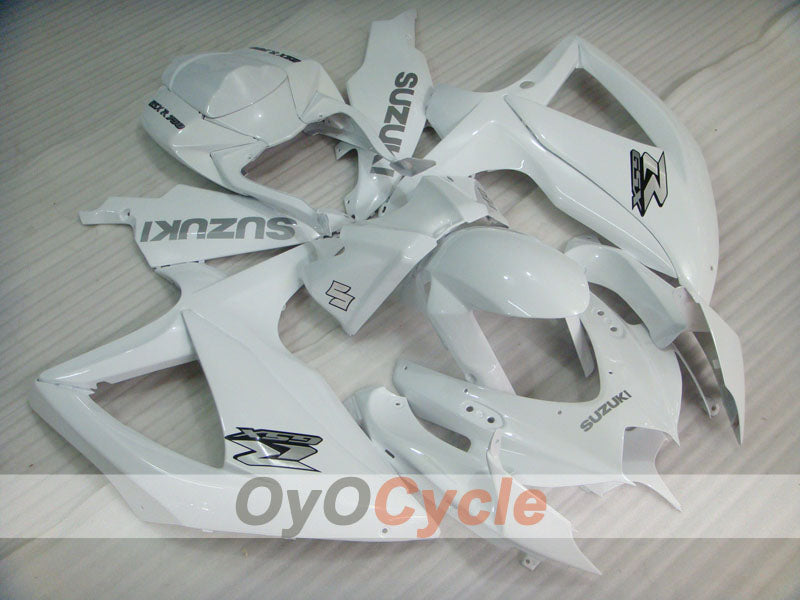 Injection Fairing kit for 08-10 GSX R600 - White - Factory Style #OYO87905377 Main image