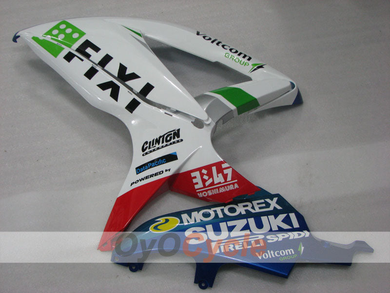 Injection Fairing kit for 08-10 GSX R750 - Blue, White - FIXI #OYO87905422