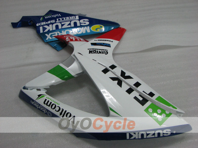 Injection Fairing kit for 08-10 GSX R750 - Blue, White - FIXI #OYO87905422