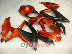 Injection Fairing kit for 08-10 GSX R750 - Orange, Black - Factory Style #OYO87905423