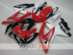 Injection Fairing kit for 08-10 GSX R600 - Red, White - Factory Style #OYO87905382