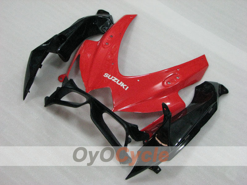 Injection Fairing kit for 08-10 GSX R600 - Red, White - Factory Style #OYO87905382