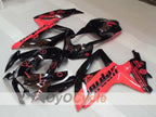 Injection Fairing kit for 08-10 GSX R600 - Black, Pink - Jordan #OYO87905383