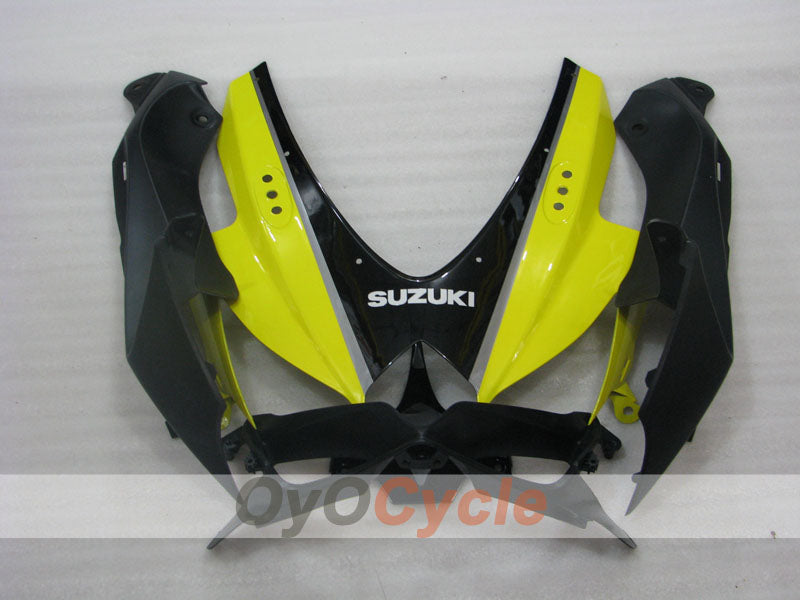 Injection Fairing kit for 08-10 GSX R600 - Yellow, Black - Factory Style #OYO87905384