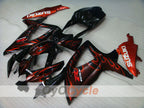 Injection Fairing kit for 08-10 GSX R600 - Black - Flame #OYO87905385