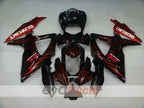 Injection Fairing kit for 08-10 GSX R600 - Black - Flame #OYO87905385
