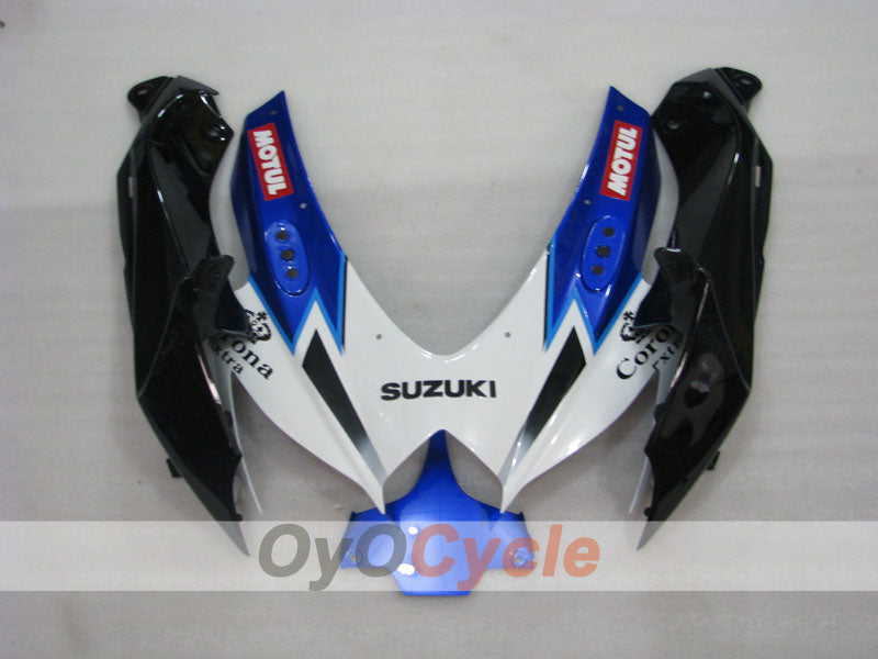 Injection Fairing kit for 08-10 GSX R750 - Blue, White - Corona #OYO87905429