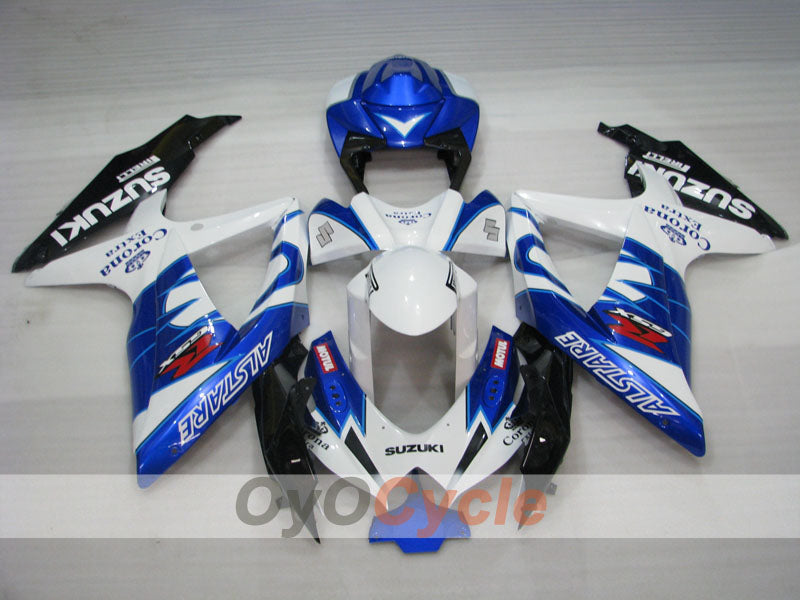 Injection Fairing kit for 08-10 GSX R750 - Blue, White - Corona #OYO87905429