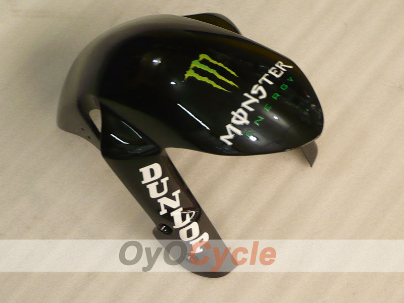 Injection Fairing kit for 08-10 GSX R600 - White, Black - Monster #OYO87905388