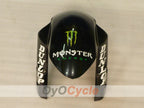 Injection Fairing kit for 08-10 GSX R600 - White, Black - Monster #OYO87905388