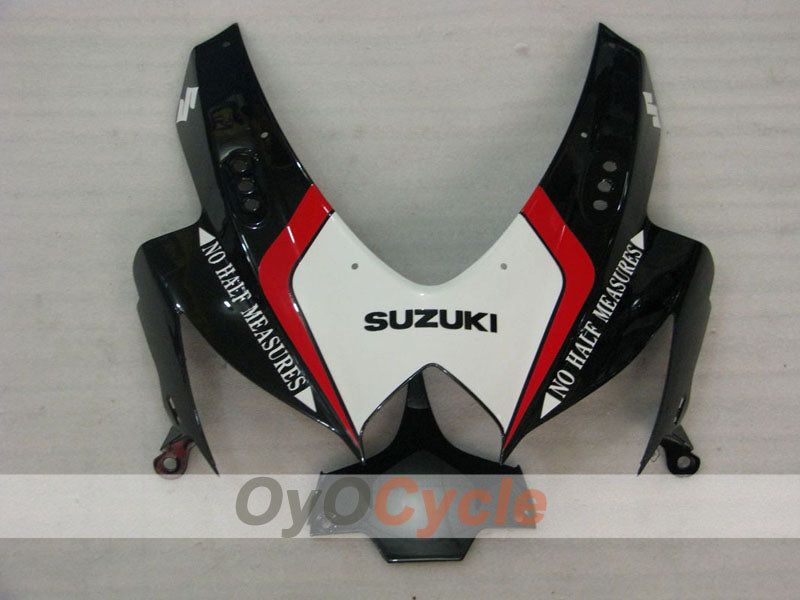 Injection Fairing kit for 08-10 GSX R600 - White, Black - Beacon #OYO87905389