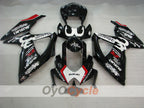 Injection Fairing kit for 08-10 GSX R600 - White, Black - Beacon #OYO87905389