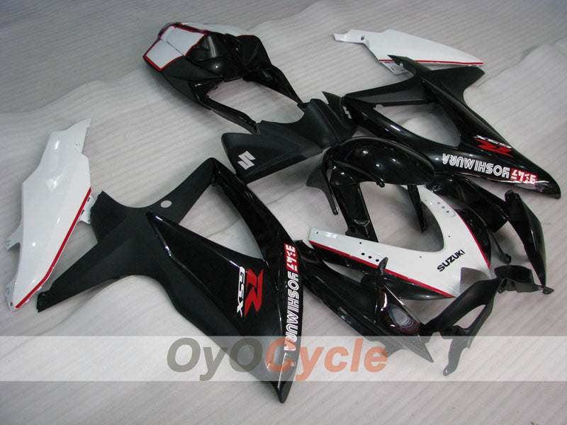 Injection Fairing kit for 08-10 GSX R750 - White, Black - YOSHIMURA #OYO87905435